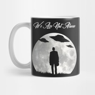 Alien Abduction - UFO We are not alone Gift print Mug